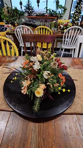 1.1K views · 49 reactions | Bring the beauty of the season to your table with fresh floral centerpieces, candles, and hostess gifts — all handcrafted with love from the girls at St. Maries Floral!  Pre-order now to guarantee your favorite blooms! ️ Add a cozy touch with our fall candles or mini arrangements — the perfect pairing for your Thanksgiving table. | St Maries Floral & Gift | Facebook