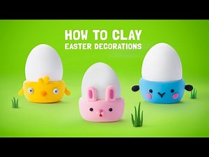 EASTER DIY | How to clay egg holder stand for Easter