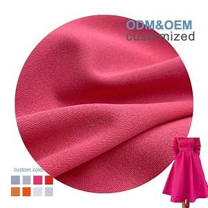 [Hot Item] 97%Polyester 3%Spandex Custom Knit Scuba Crepe Material Fabrics with Crepe for Clothing