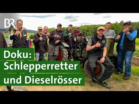 Schlepperretter im Einsatz: bekommen sie diese 75 Jahre alten Oldtimer zum Laufen? | Unser Land | BR