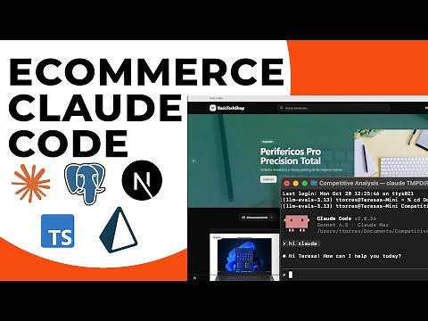 Create an e-commerce site using Claude Code (backend, payments and everything)
