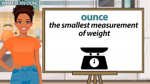 Ounce | oz Meaning & Examples
