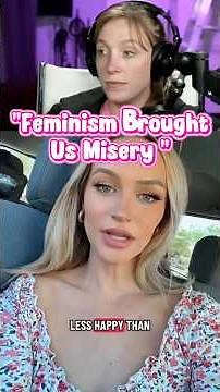 "Feminism Made Women Miserable" Another woman realizing #feminism lied to her #pearldavis