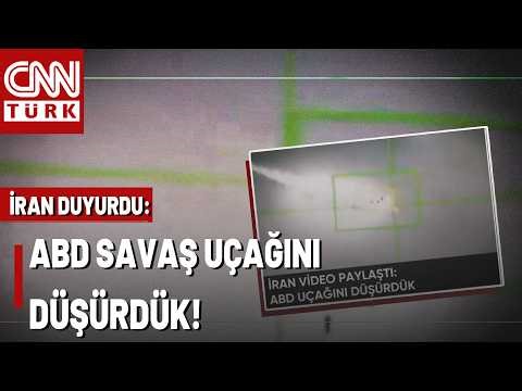 SON DAKİKA🚨Devrim Muhafızları Bu Görüntüyü Paylaştı! "ABD Savaş Uçağını Düşürdük"