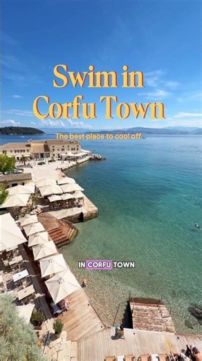 Save this place to cool off in Corfu Town 💦🌞🇬🇷 #Corfu #Greece