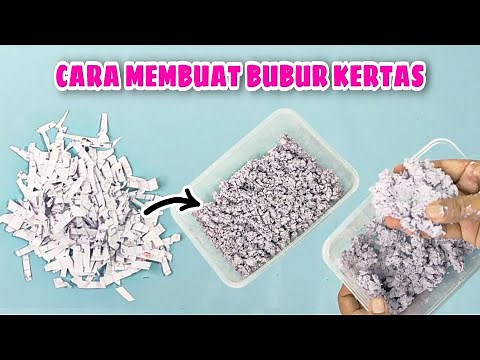 How to Make Paper Pulp Easily || Make Paper Pulp from Used Paper