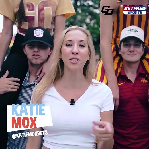 First stop on the “Ride with Katie” tour with @thegameday presented by Betfred Sports is live!Link in bio for full episode of my adventures in Iowa! 🌽🏈 #iowastate #cyclones #betfred #sportsbetting #kansasjayhawks