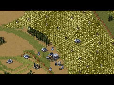 Red Alert 2 | Yuri's Revenge | 7 vs 1 | Pretty Women 20 New Map Method Great To Defence on Hills
