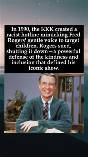 When the Klan Imitated Mister Rogers: The 1990 Hotline and Fred Rogers' Legal Stand #MisterRogers
