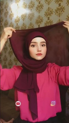 Elegant Chiffon Hijab Scarf Tutorial for College and University Girls ‪@thehijabcompany‬