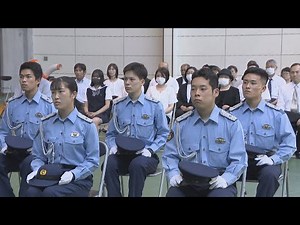 警察官として第一歩を踏み出す 岡山県警察学校で卒業式