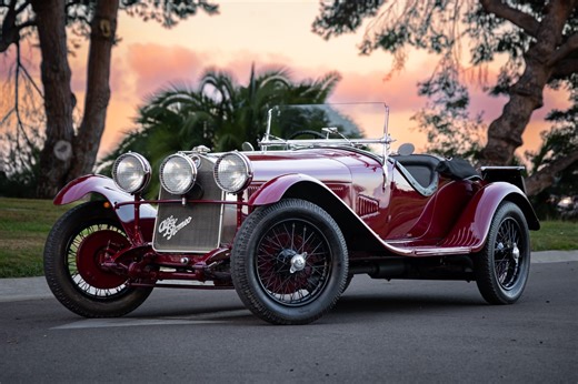 Supercharged 1929 Alfa Romeo 6C 1750 Super Sport Spider