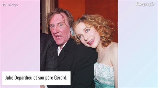 Julie Depardieu maman de Billy et Alfred : son père Gérard, un grand-père de "8 ans d'âge mental"