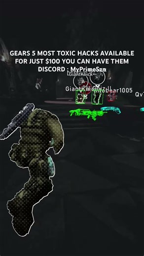TOXIC HACKS GEARS 5 (NEW) 👹 #gears5 #gaming #gearshop #gearsofwar #eldenring #tomclancy #codz