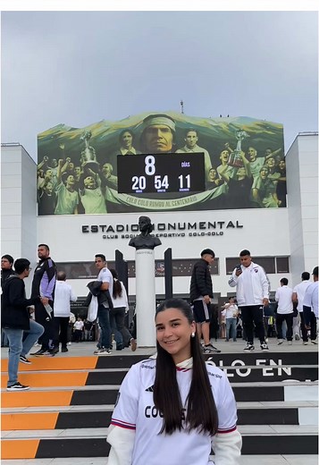 Día 5 del reto, una ida al Estadio Monumental🖤🤍 #colocolo #vlog #talca #viral