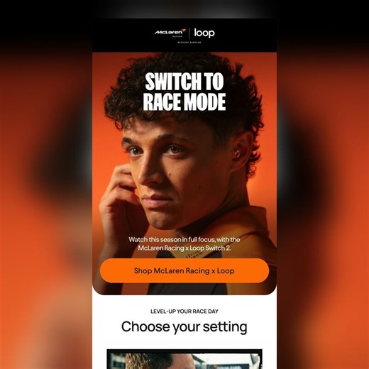 Email Design Inspiration by Loop Earplugs | Email Love