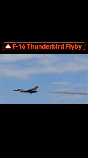 F-16 Fighting Falcon Thunderbird Flyby Fighter Jet #lockheedmartin #usa #F16