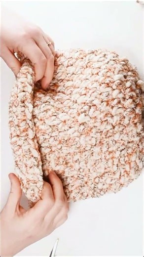 How to Crochet the EASIEST Winter Hat - NO PATTERN NEEDED!