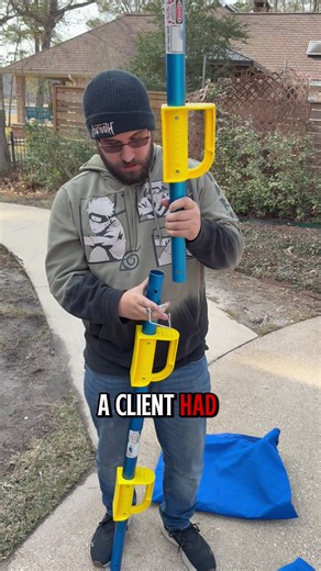 Chimney maintenance.