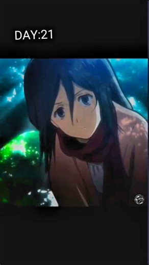 DAY:21 The saddest love story in anime #mikasa #attackontitan #anime #animeshorts #mikasaackerman