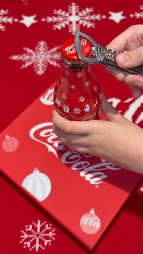 Opening Coca-Cola Bottle sound ASMR 🥤✨ #asmr