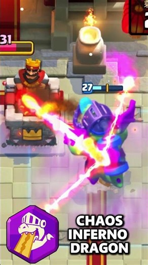 Chaos Inferno Dragon...😧 (concept ) #clashroyale