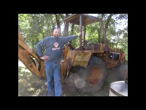Restoring an old abandoned backhoe. Part 2