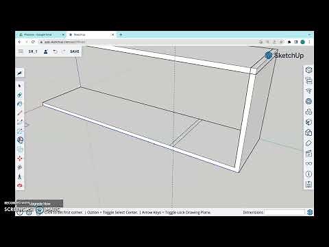 Sketchup Tutorial - Shoe Rack!