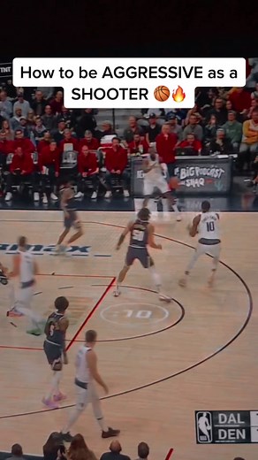 Remember this tip when trying to be more aggressive while playing basketball! #hoopers #basketball #basketballtraining #nba