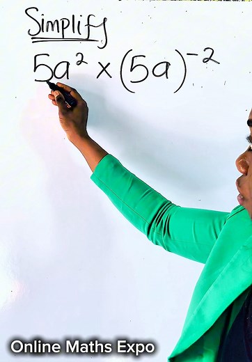 83K views · 2.3K reactions | Simplifying Exponents | Indices - Reaction to a fan’s question #math #mathviral #viralmaths #viralfacebookvideo #onlinemaths #algebra #viralfypシforyoupage | Online Maths Expo | Facebook