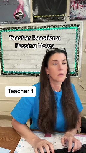 My teachers would take the note…AND READ IT ALOUD TO THE ENTIRE CLASS! 🤦🏻‍♀️ #mortified Kids will always need to/try to communicate 🤗 #m#myteacherfacet#teachert#teacherlifef#funnyteachert#teachercomedyt#teachertokt#teacherst#teachersoftiktokt#tiktokteachert#teachersoftiktokt#teachersbeliketeachingontiktok #teacherreactions #teacherreaction