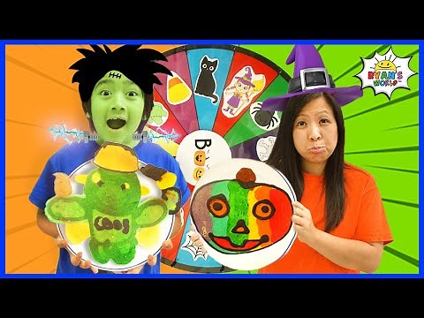 Pancake Art Challenge Spin The Mystery Wheel Halloween Edition 2020!!!