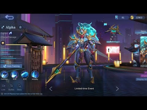 Alpha tutorial | Alpha one shot build and combo|