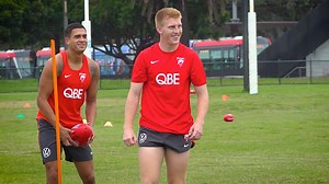 "I'm just over the moon, to have your name read out, to be able to fulfil your childhood dream." Hear from Matt Roberts as he expressed his excitement after joining the group this week. | Sydney Swans
