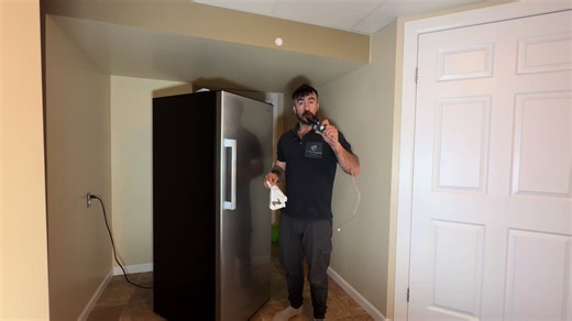 How to replace vissani freezer evaporator fan motor MAGC258010002102|freezer is noisy fixed HVUF11SLF #fyp#winnipeg#afghan#vissani #freezer