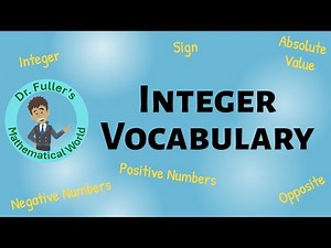 Essential Vocabulary for 6th Grade Math Success | Learn Key Integer Terms