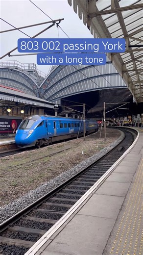 Lumo Class 803 passing York