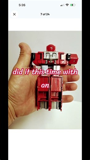 Sold this red Voltron two toy on eBay for cash
