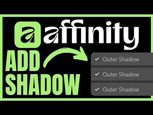 How To ADD SHADOW In Affinity Designer (QUICK & EASY) 2026