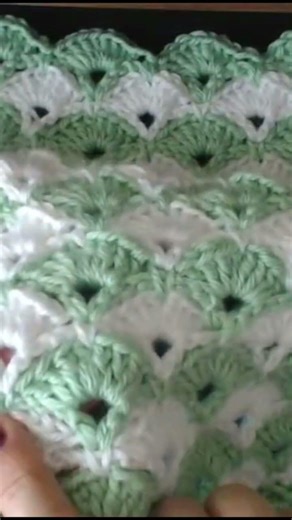 Crochet Beautiful shell blanket. Super easy for beginners too.