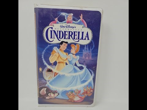 Opening & Closing To Cinderella (1995) Version #2 VHS - Reversed!