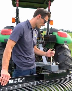 The Tractor Basics Landscape Rake features five adjustable angle settings, allowing you to precisely direct material where you want it. No fighting your machine. #SkidSteerSolutions #TractorRake #TractorBasics #Seeding #FieldWork #Demos | Skid Steer Solutions