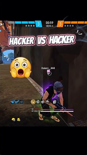 💀🗿HACKER VS HACKER 💀🗿 #shortsfeed #hacker #freefire #auranikhilx