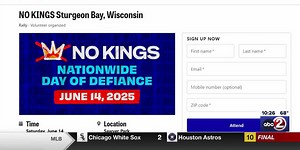 ‘No Kings’ marches scheduled throughout Wisconsin for June 14
