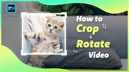 編集の基本：クロップと回転