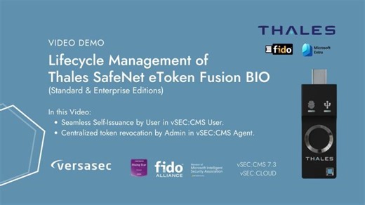 Manage the Complete @thales #SafeNet eToken Fusion Bio (#PKI + #FIDO + Enterprise) | Gino Rosa