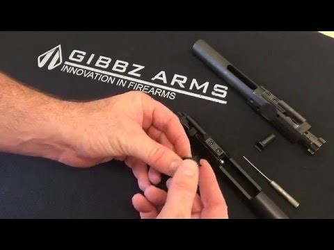 How to swap out a standard AR-15 cam pin for the Gibbz Arms enhanced cam pin.