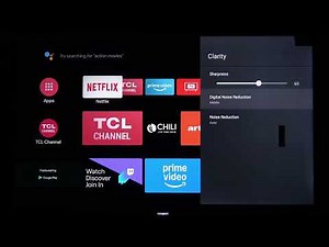 How to Adjust Brightness, Contrast and Sharpness on TCL TV