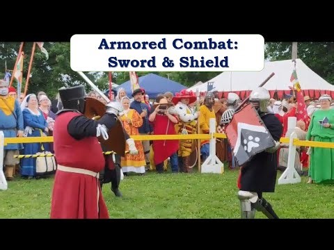 Medieval ARMORED COMBAT | Fights with Sword and Shield