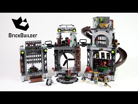 Lego Ninja Turtles 79117 Turtle Lair Invasion - Lego Speed Build